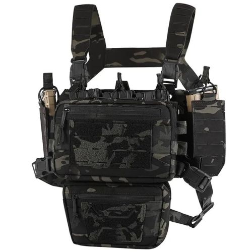 Chest Rig Tactical Chest Rig Molle Modular Micro Fight Chest Rigs With Magazine Pouch For Outdoor Hunting Aisoft Chest Rig Tactical Chest Rig Molle Modular Micro Fight Chest Rigs With Magazine Pouch For Outdoor Hunting Aisoft